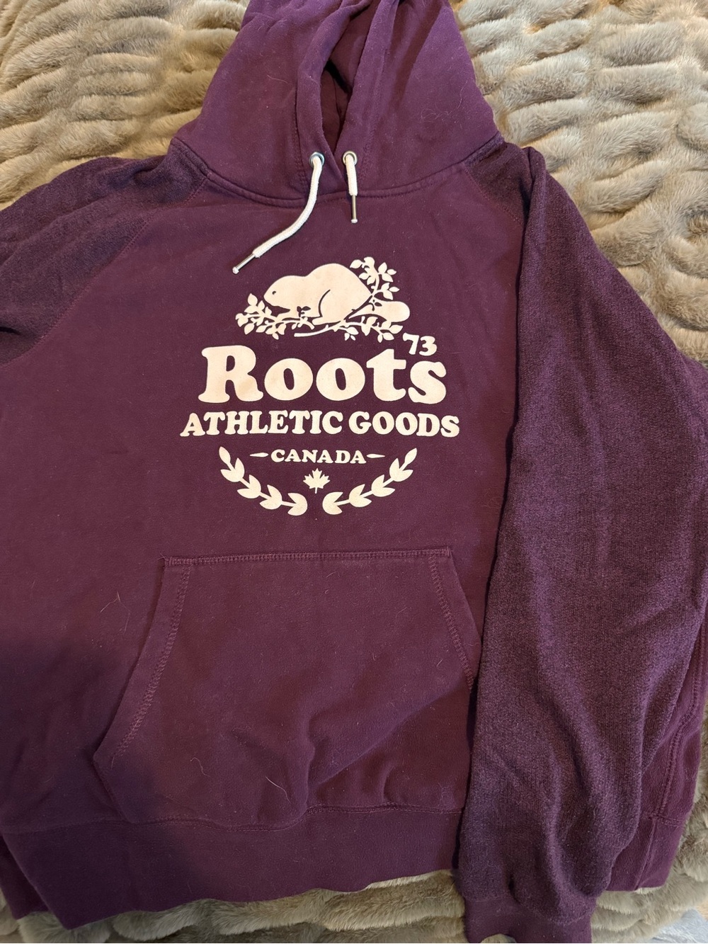 Roots Maroon Graphic Hoodie - Roots Athletic Goods Canada